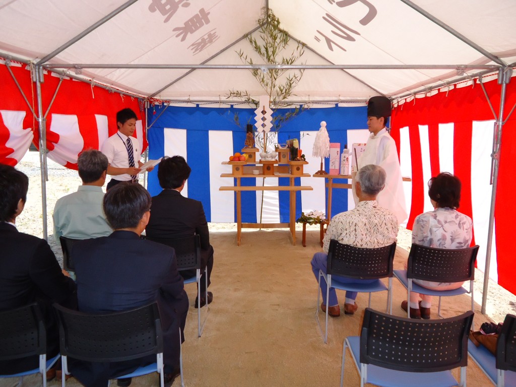 初夏の地鎮祭