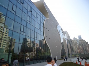 台北オペラハウス壁面